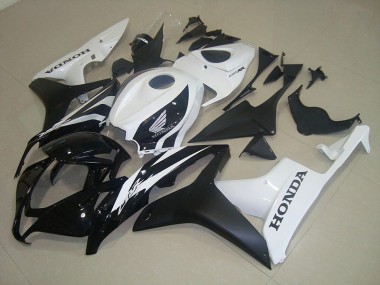 Online CBR 600 RR 07-08 Verkleidungen - Matt Schwarz Weiß