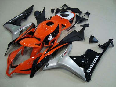 Online CBR 600 RR 07-08 Verkleidungen - Orange Silber Schwarz