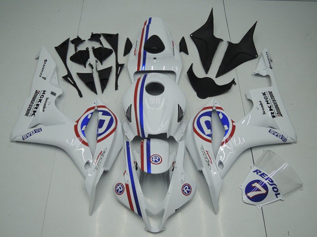 Online CBR 600 RR 07-08 Verkleidung - Weiß Online CBR 600 RR 07-08 Verkleidung - Weiß