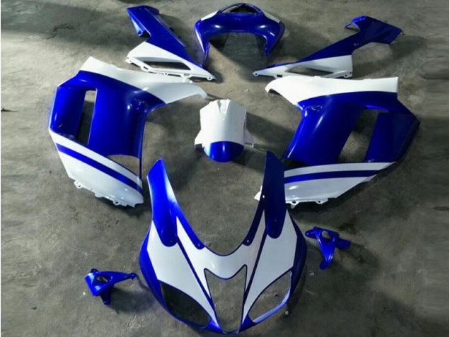 Online ZX6R 07-08 Verkleidungen - Blau Weiß Online ZX6R 07-08 Verkleidungen - Blau Weiß
