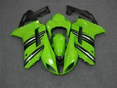 Online ZX6R 07-08 Verkleidungen - Grün Schwarz