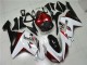 Online ZX6R 07-08 Verkleidungen - Weiß Schwarz Rot Online ZX6R 07-08 Verkleidungen - Weiß Schwarz Rot