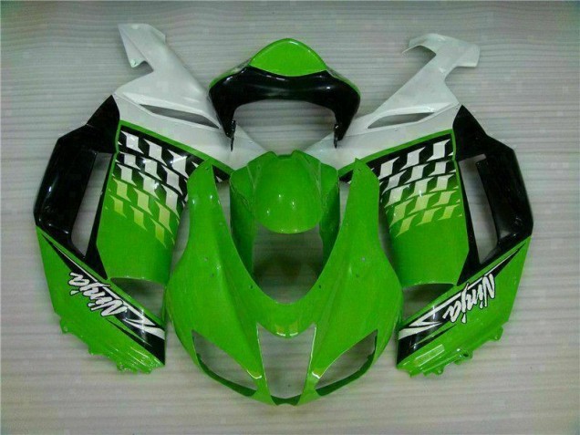 Online ZX6R 07-08 Verkleidungen - Grüner Weißer Ninja Online ZX6R 07-08 Verkleidungen - Grüner Weißer Ninja