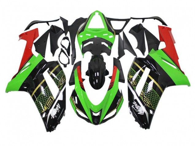 Online ZX6R 07-08 Verkleidung - Grün Schwarz Online ZX6R 07-08 Verkleidung - Grün Schwarz