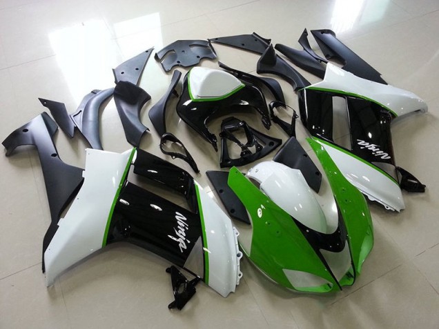 Online ZX6R 07-08 Verkleidungen - Grün Schwarz Weiß Online ZX6R 07-08 Verkleidungen - Grün Schwarz Weiß