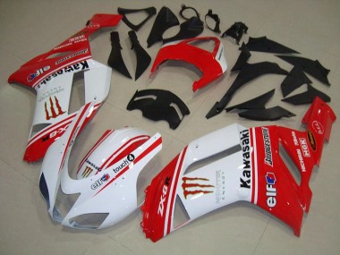 Online ZX6R 07-08 Verkleidungen - Rot und Weiß