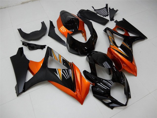 Online GSXR 1000 K7 07-08 Verkleidungen - Orange Schwarz Online GSXR 1000 K7 07-08 Verkleidungen - Orange Schwarz