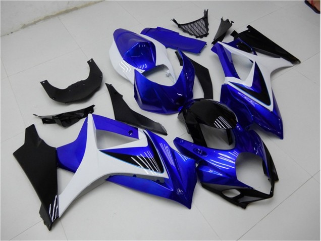 Online GSXR 1000 K7 07-08 Verkleidungen - Blau Weiß Schwarz Online GSXR 1000 K7 07-08 Verkleidungen - Blau Weiß Schwarz