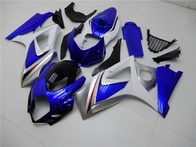 Online GSXR 1000 K7 07-08 Verkleidung - Blau Weiß Online GSXR 1000 K7 07-08 Verkleidung - Blau Weiß