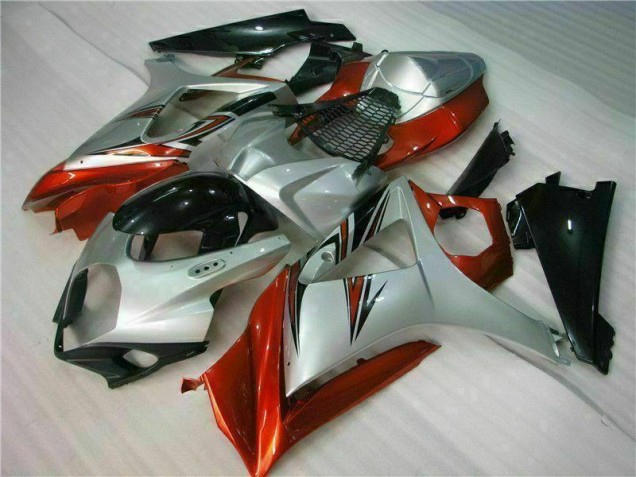 Online GSXR 1000 K7 07-08 Verkleidungen - Braun Silber Online GSXR 1000 K7 07-08 Verkleidungen - Braun Silber