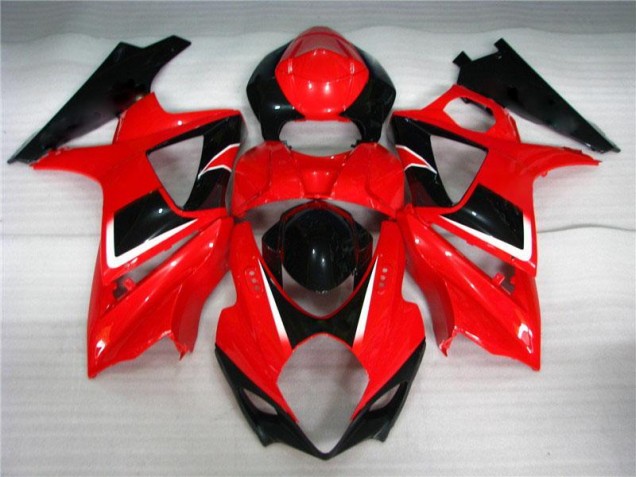 Online GSXR 1000 K7 07-08 Vollverkleidung - Rot Schwarz Online GSXR 1000 K7 07-08 Vollverkleidung - Rot Schwarz