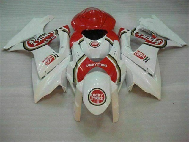 Online GSXR 1000 K7 07-08 Verkleidungen - Rot Weiß Online GSXR 1000 K7 07-08 Verkleidungen - Rot Weiß