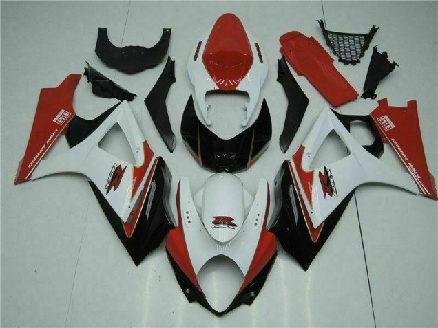 Online GSXR 1000 K7 07-08 Verkleidung - Rot Weiß Online GSXR 1000 K7 07-08 Verkleidung - Rot Weiß