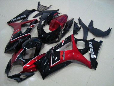 Online GSXR 1000 K7 07-08 Verkleidungen - Rot Schwarz