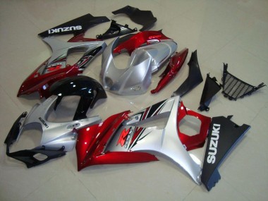 Online GSXR 1000 K7 07-08 Verkleidungen - Rot Schwarz Silber