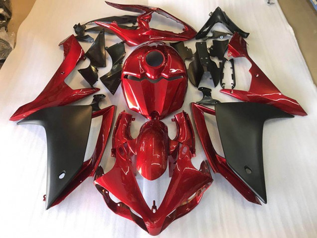 Online R1 07-08 Verkleidung - Matt Schwarz Rot Online R1 07-08 Verkleidung - Matt Schwarz Rot