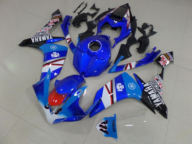 Online R1 07-08 Verkleidungen - Blau Weiß Schwarz Aufkleber Online R1 07-08 Verkleidungen - Blau Weiß Schwarz Aufkleber