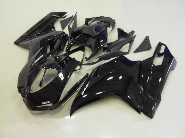 Online Ducati 848 1098 1198 07-14 Verkleidungen - Glänzend Schwarz