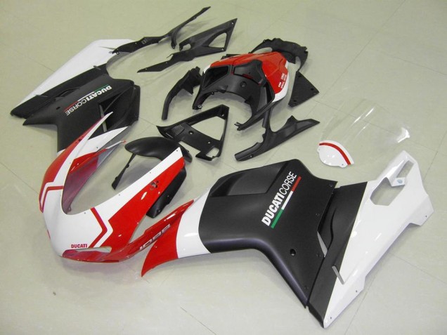 Online Ducati 848 1098 1198 07-14 Verkleidungen - Matt Schwarz Weiß Rot Online Ducati 848 1098 1198 07-14 Verkleidungen - Matt Schwarz Weiß Rot