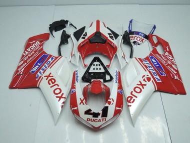 Online Ducati 848 1098 1198 07-14 Verkleidungen - Perl Weiß Neu Xerox