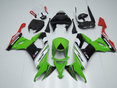 Online ZX10R 08-10 Verkleidungen - Weiß Schwarz Und Grün