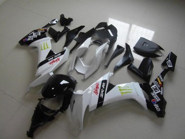 Online ZX10R 08-10 Verkleidungen - Weiß Monster