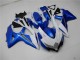 Online GSXR 600 / 750 K8 08-10 Verkleidung - Weiß Blau Online GSXR 600 / 750 K8 08-10 Verkleidung - Weiß Blau