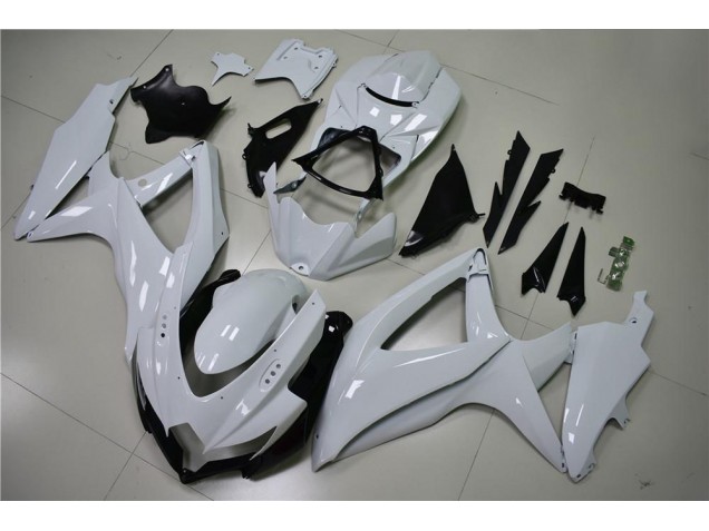 Online GSXR 600 / 750 K8 08-10 Verkleidungen - Glänzend Weiß Online GSXR 600 / 750 K8 08-10 Verkleidungen - Glänzend Weiß