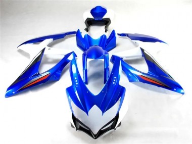 Online GSXR 600 / 750 K8 08-10 Verkleidungen & Plastik - Blau Weiß