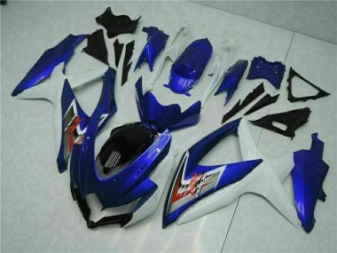 Online GSXR 600 / 750 K8 08-10 VollVerkleidungen & Plastik - Blau Weiß