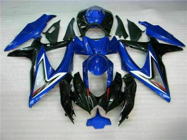 Online GSXR 600 / 750 K8 08-10 Vollverkleidung - Blau Schwarz Online GSXR 600 / 750 K8 08-10 Vollverkleidung - Blau Schwarz