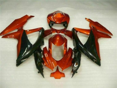 Online GSXR 600 / 750 K8 08-10 Verkleidung - Rot Schwarz
