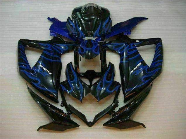 Online GSXR 600 / 750 K8 08-10 Verkleidungen - Blau Schwarz Online GSXR 600 / 750 K8 08-10 Verkleidungen - Blau Schwarz