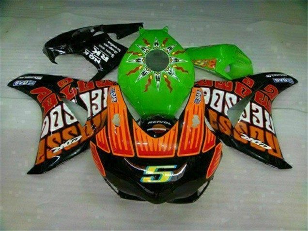 Online CBR 1000 RR 08-11 Verkleidungen - Grün Orange Online CBR 1000 RR 08-11 Verkleidungen - Grün Orange