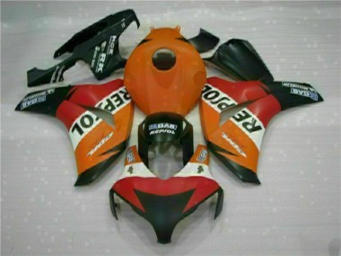 Online CBR 1000 RR 08-11 Verkleidungen Komplett Sets - Orange Repsol