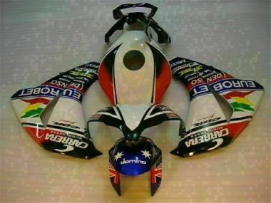 Online CBR 1000 RR 08-11 Vollverkleidung - Weiß Blau