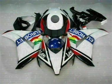 Online CBR 1000 RR 08-11 Verkleidungen - Weiß Blau Rot Eurobet Lee