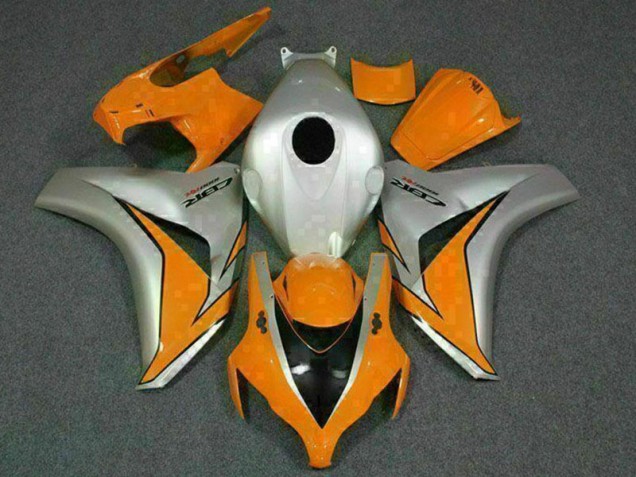 Online CBR 1000 RR 08-11 Vollverkleidung - Orange Silber Online CBR 1000 RR 08-11 Vollverkleidung - Orange Silber