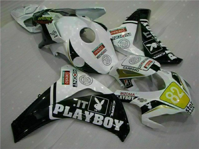 Online CBR 1000 RR 08-11 Verkleidungen - Weiß Schwarz Playboy Online CBR 1000 RR 08-11 Verkleidungen - Weiß Schwarz Playboy