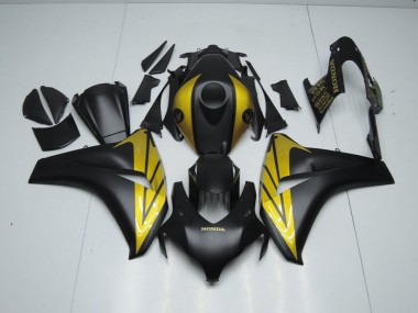 Online CBR 1000 RR 08-11 Verkleidungen - Matt Schwarz und Gold