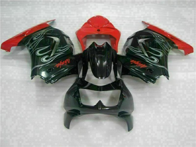 Online EX250 08-12 Verkleidungen - Schwarzer Roter Ninja Online EX250 08-12 Verkleidungen - Schwarzer Roter Ninja
