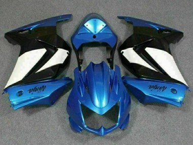 Online EX250 08-12 Verkleidung - Blau Weiß Schwarz Ninja