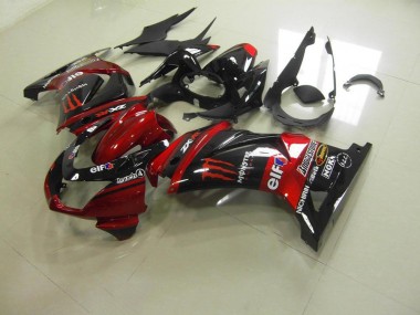 Online ZX 250R 08-12 Verkleidungen - Candy Rot Monster