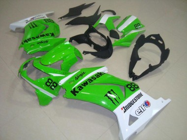 Online ZX 250R 08-12 Verkleidungen - Grün und Weiß