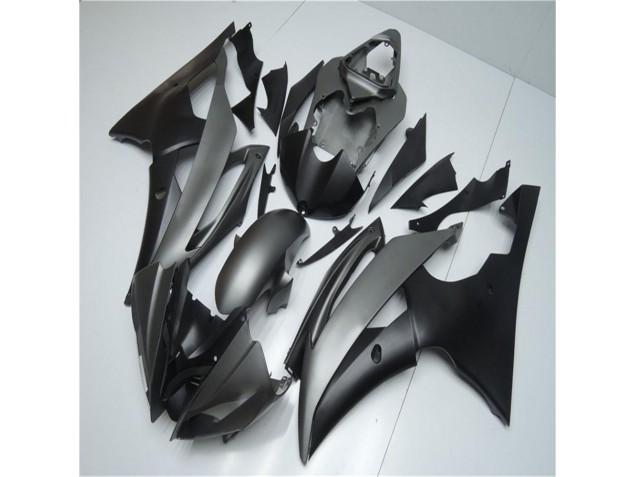 Online R6 08-16 Vollverkleidung - Grau Schwarz Online R6 08-16 Vollverkleidung - Grau Schwarz