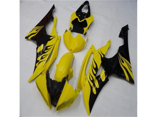 Online R6 08-16 Verkleidung - Gelb Schwarz Online R6 08-16 Verkleidung - Gelb Schwarz