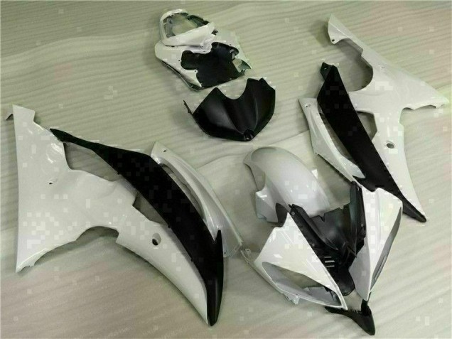 Online R6 08-16 Verkleidung & Plastik - Weiß Schwarz Online R6 08-16 Verkleidung & Plastik - Weiß Schwarz