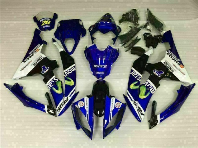 Online R6 08-16 Verkleidung - Weiß Blau Online R6 08-16 Verkleidung - Weiß Blau