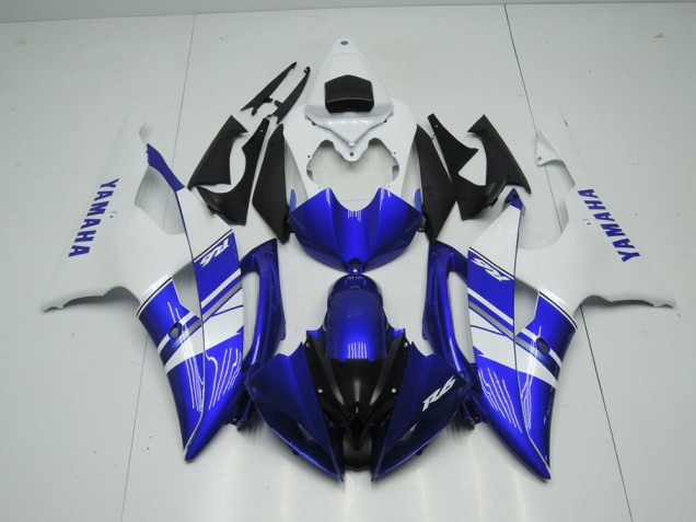 Online R6 08-16 Verkleidungen - Blau Weiß OEM Stil Online R6 08-16 Verkleidungen - Blau Weiß OEM Stil