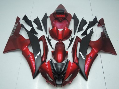 Online R6 08-16 Verkleidungen - Candy Rot und Schwarz